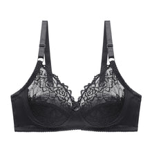 Load image into Gallery viewer, Artdewred Fashion Sexy Ladies Underwear Full Coverage Minimizer Non Padded Lace Sheer Bra For Women