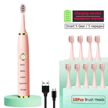 Load image into Gallery viewer, Adult and Children Sonic Electric Toothbrush, Intelligent Charging Toothbrush, Whitening, Waterproof