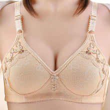 Load image into Gallery viewer, Plus Size Women Underwear Sexy Lingerie Lace Brassiere Female Solid Color Bralette