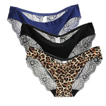 Load image into Gallery viewer, Women Lace Panties Seamless Cotton Panty Hollow Briefs Underwear 3pcs/lot