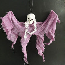 Load image into Gallery viewer, Halloween Decoration Scary Creepy Hanging Skull Skeleton Ghost for Bar Garden Yard Decor Haunted House Props Party Supplies