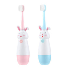 Load image into Gallery viewer, Children Smart Sonic Electric Bunny Toothbrush 3 Soft Bristles 31000 Stroke IPX7 Waterproof Function (Suitable For Over 3 Years Old)