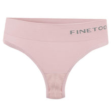 Load image into Gallery viewer, High Waist Seamless Thongs Women Soft T-back Panties M-2XL G-string Underwear Ladies Letter Bikini Underpants Female Lingerie