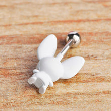 Load image into Gallery viewer, Funmor Rabbit Shape Navel Belly Button Rings For Women Summer Kawaii Animal Body Piercing Jewelry Bikini Tragus Nombril Ombligo