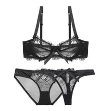 Load image into Gallery viewer, Varsbaby 3pcs Women Bra Sets Bras+Panties+Thongs