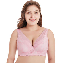 Load image into Gallery viewer, Women D E Cup Bra Plus Size Lace Vest Brassiere Push Up Bras 36 To 50