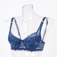 Load image into Gallery viewer, Women Sexy Bra Floral Lace Embroidery Transparent Super Thin Underwear Breathable Bras