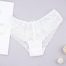 Load image into Gallery viewer, Women's Panties Underwear Sexy Lace Panties Temptation Female Low Waist Briefs Plus Size Underpant