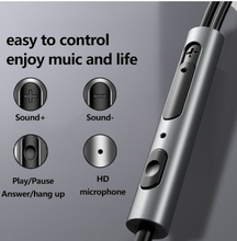 Load image into Gallery viewer, 3.5mm In Earphone Headphones with microphone, Audio Headset With Volume Control