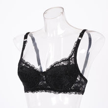 Load image into Gallery viewer, Women Sexy Bra Floral Lace Embroidery Transparent Super Thin Underwear Breathable Bras