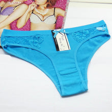 Load image into Gallery viewer, Panties for Women Cotton Sexy Lace Transparent Briefs Plus Size Underwear Intimate Lingerie 1 Piece