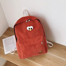 Load image into Gallery viewer, Large Capacity Cartoon Pendant Multi-Pocket Bookbag Women Backpack Travel Rucksack School Backpack