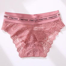 Load image into Gallery viewer, Women Sexy Lingerie Lace Panties Underwear Floral Perspetive Panties Female Lace Panty Mesh Wasit Female Seamless Briefs