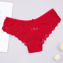 Load image into Gallery viewer, Women's Panties Underwear Sexy Lace Panties Temptation Female Low Waist Briefs Plus Size Underpant