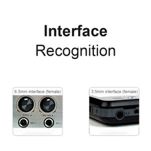 Load image into Gallery viewer, AUX 3.5mm to Dual 6.5mm Audio Cable Headset Microphone 2 in 1 Audio Splitter Cable Cable Male to Male For Desktop Laptop Cell Phone Game Voice Calls Mixer Speaker