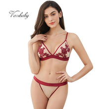 Load image into Gallery viewer, Sexy Bra Sets Wire Free Underwear for Women