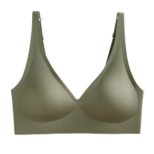 Load image into Gallery viewer, Japanese SUJI Invisible-button Black-technology Bra Non-trace Underwear Ladies No Steel Ring Small Chest Gathered Adjustment