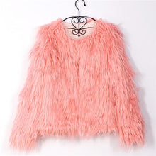 Load image into Gallery viewer, Women Fur Coat Winter Fake Fur Jacket Ladies Fashion Furry Warm Tops
