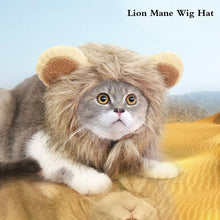 Load image into Gallery viewer, Small Dog Puppy Halloween Cosplay Costume Lion Shape Mane Wig Hat