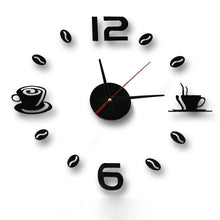 Load image into Gallery viewer, Living room new acrylic quartz watch clocks reloj de pared home decoration hot Metal wall Sticker home decora