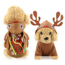 Load image into Gallery viewer, Cozy Dog Christmas Clothes Sweater Dog Hoodies Elk Costume Winter Halloween Costume