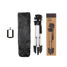 Load image into Gallery viewer, 46" Professional Camera Tripod Stand Holder Mount for iPhone/Samsung Cell Phone