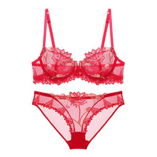 Load image into Gallery viewer, Varsbaby Sexy Floral Lace Underwear Women Ladies Bra Set