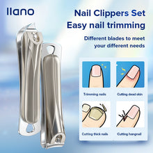 Load image into Gallery viewer, Manicure Set 5 in 1 Practical Kit Leather Case Stainless Steel Nail Clippers Personal Care Tool