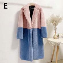 Load image into Gallery viewer, Women Mid-Length Winter Cardigan Loose Jacket Mink Velvet Teddy Coat Faux Fur Suit Collar Outerwear