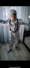 Load image into Gallery viewer, Silver Spaceman Jumpsuit Boys Astronaut Costume for Kids Halloween Cosplay Children Pilot Carnival Party Fancy Dress