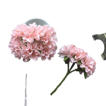 Load image into Gallery viewer, 6pcs Silk Stamen Artificial Flower Bouquet Wedding Party Decoration DIY Handmade Wreath Gift Scrapbooking Craft Fake Flowers