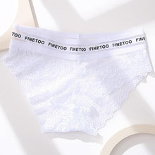 Load image into Gallery viewer, Women Sexy Lingerie Lace Panties Underwear Floral Perspetive Panties Female Lace Panty Mesh Wasit Female Seamless Briefs
