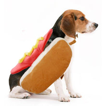 Load image into Gallery viewer, Puppy Dress Up Funny Outfit Hamburger Puppy Outfit Sausage Clothes Cosplay Costume Pet Dog Costume