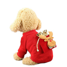 Load image into Gallery viewer, Solu Christmas Dog Clothes for Dogs Coat Elk Costume Winter Halloween Costume for Small Big Dogs Pet Clothing Outfit