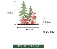 Load image into Gallery viewer, Christmas Decorations Christmas Wooden Decoration DIY Children's Present Small Gift Desktop Window Decorations