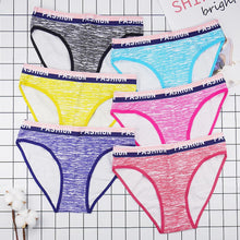 Load image into Gallery viewer, 6 Pcs Cotton Panties for Women Low Waist Lace Underpants Briefs M-XL Female Underwear Panty