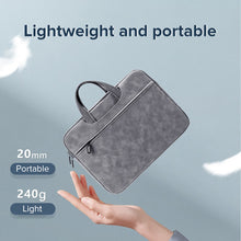 Load image into Gallery viewer, Portable Laptop Bag Handbag Sheepskin PU Waterproof Protective Cover 13.3 / 14 / 15.4 / 15.6 inch Computer Storage Bag Shockproof Notebook Cover