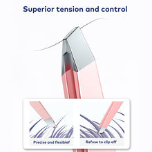 Load image into Gallery viewer, llano 4PCS Pink Eyebrow Trimmer Set Scissors Tweezers Eyebrow Razor Scraping Eyebrow Comb Razor Makeup Tools