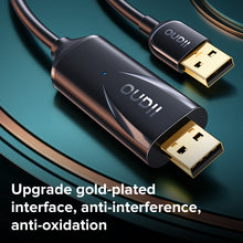 Load image into Gallery viewer, 2M USB2.0 Data Transfer Cable Mutual Bidirectional Transmission Copy Wire PC to PC USB 2.0 Cable