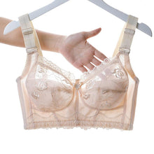 Load image into Gallery viewer, Wireless Bras for Women Embroidery Sexy Lingeire Minimizer Ultra Thin Underwear B C D E Cup