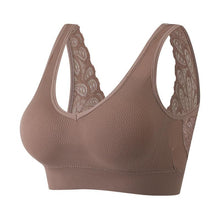 Load image into Gallery viewer, Women V-Back Sports Bra Natural Air-conditioning Latex Pad Braletter Seamless Push Up Tank Top