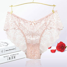 Load image into Gallery viewer, Women Lace Panties Transparent Underwear Hollow Soft Briefs