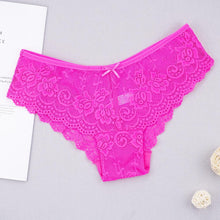Load image into Gallery viewer, Women's Panties Underwear Sexy Lace Panties Temptation Female Low Waist Briefs Plus Size Underpant