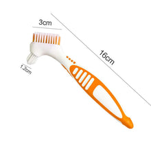 Load image into Gallery viewer, 4Pc Denture Teeth Toothbrush Easy Grip Handle Double Sided Toothbrushes