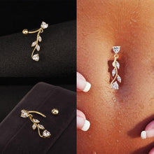 Load image into Gallery viewer, Charming Pendant Belly Piercing Ring Titanium Dangle Belly Button Rings Navel Piercing Jewelry
