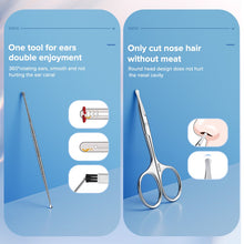 Load image into Gallery viewer, LLANO 8 in 1 Manicure Set Pedicure Kit Nail Clipper Stainless Steel Professional Nail Cutter Tools with Travel Case Sets