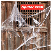 Load image into Gallery viewer, Thrilling Halloween Party Props Spider Web Halloween Party Arranged Decorations Supplies