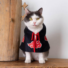 Load image into Gallery viewer, Halloween Pets COS Costume Dog Cosplay Costume Dress Cape Pet Clothes Cat Cloak Akatsuki Dog Cape
