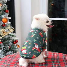 Load image into Gallery viewer, Christmas Dog Clothes for Small Dogs Jacket Santa Claus Printing Warm Dog Costume Coat Hoodies French Bulldog Ropa Para Perro