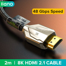 Load image into Gallery viewer, HDMI 2.1 Certified Cable Ultra High-Speed 48Gbps Cable 3D HDR Cable for PC Laptop HDTV PS5 PS4 Splitter Switch Audio Video